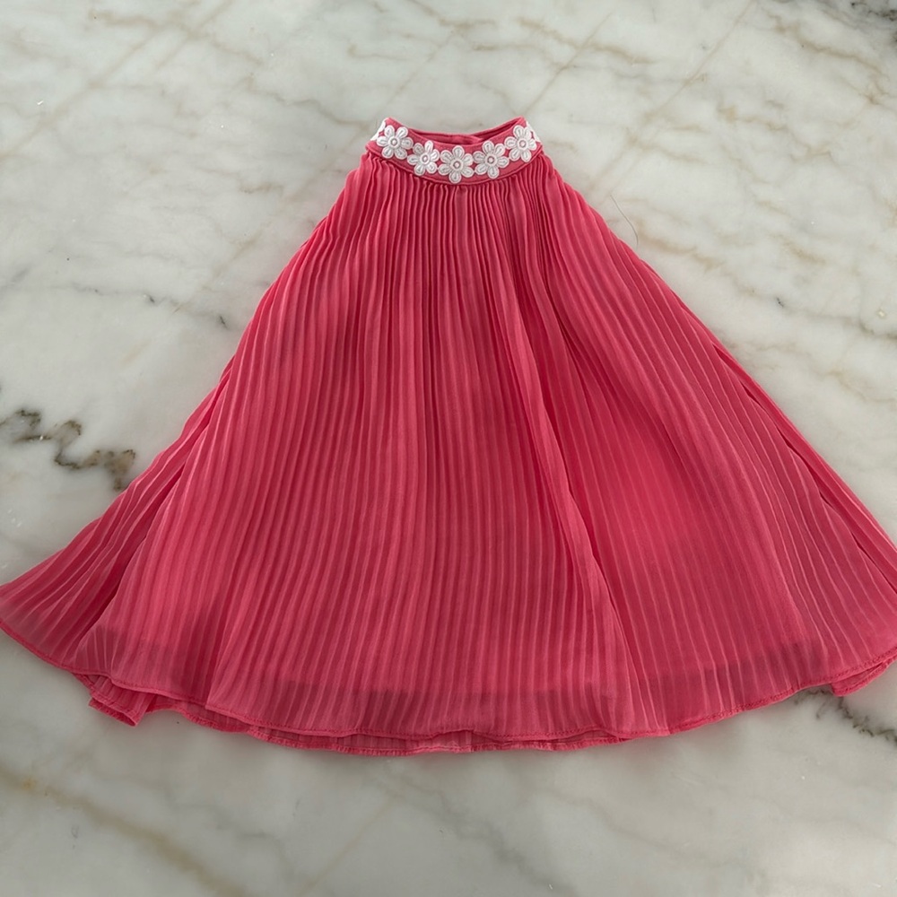 Janie and Jack Pink Pleated Dress